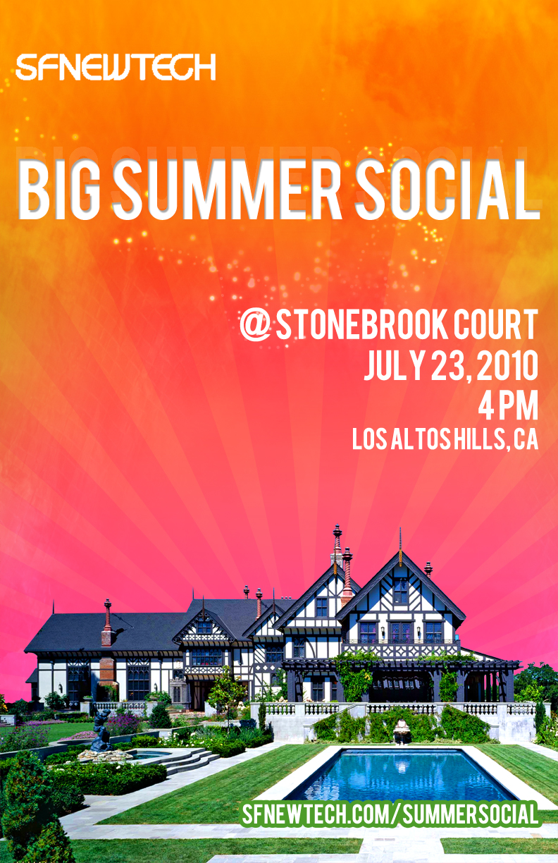 SF New Tech Summer Social at Stonebrook Court